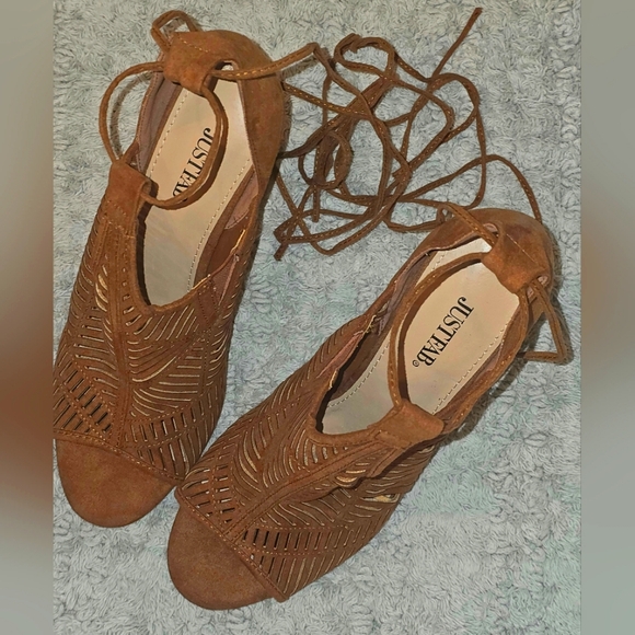 Just Fab Seduction Caged Heeled Sandal! SIZE 8.5. BRAND NEW AND NEVER WORN!✨️ - Picture 13 of 16